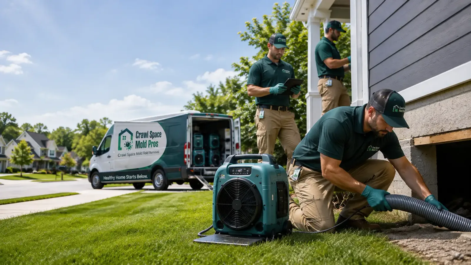 Crawl Space Mold Removal in Ridgefield, CT